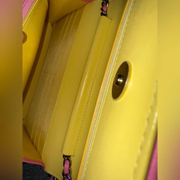 Chanel wallet on chain RAINBOW hardware RARE - Picture 10 of 10